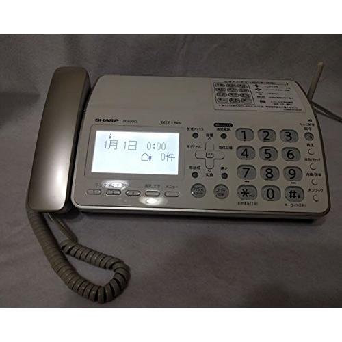 シャープ デジタルコードレスFAX 子機1台付き 1.9GHz DECT準拠方式 ホワイ (中古品)