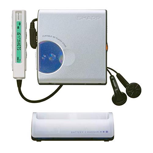 SHARP MDヘッドホンプレーヤー MD-ST500-A　ブルー(中古品)
