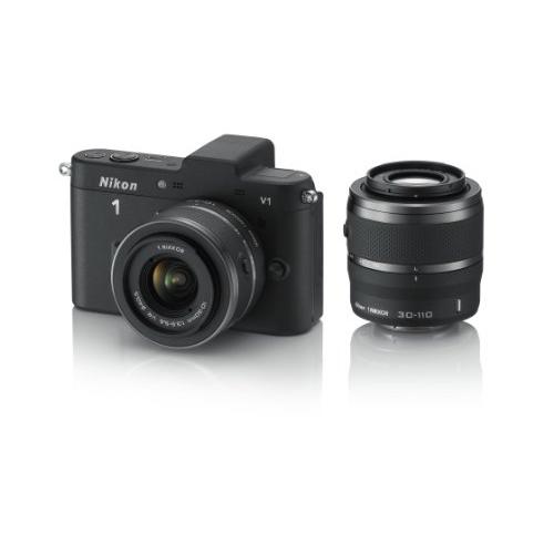 Nikon ミラーレス一眼カメラ Nikon 1 (ニコンワン) V1 (ブイワン) ダブルズ(中古...