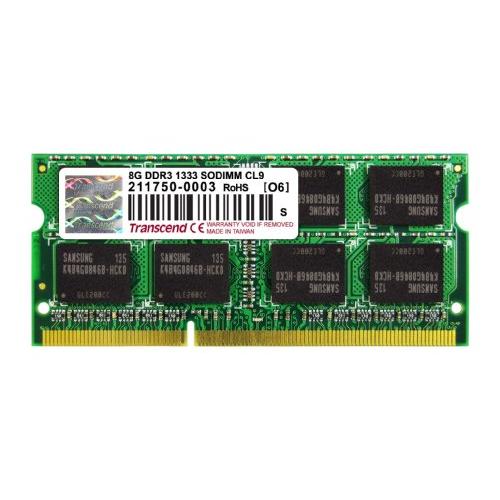 Transcend ノートPC用メモリ PC3-10600 DDR3 1333 8GB 1.5V 2...