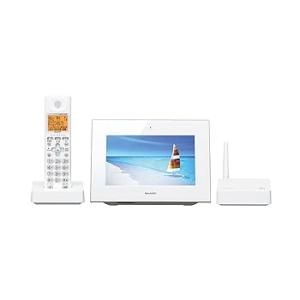 シャープ ハンズフリーホン ワイド7型液晶モニター 子機1台付き 1.9GHz DECT準拠(中古品...