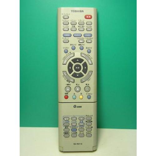 東芝 HDD・DVDリモコン SE-R0116(中古品)