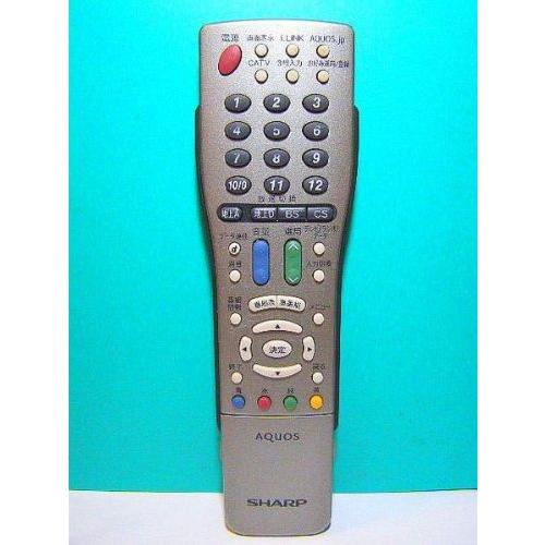 シャープ テレビリモコン GA491WJSA(中古品)