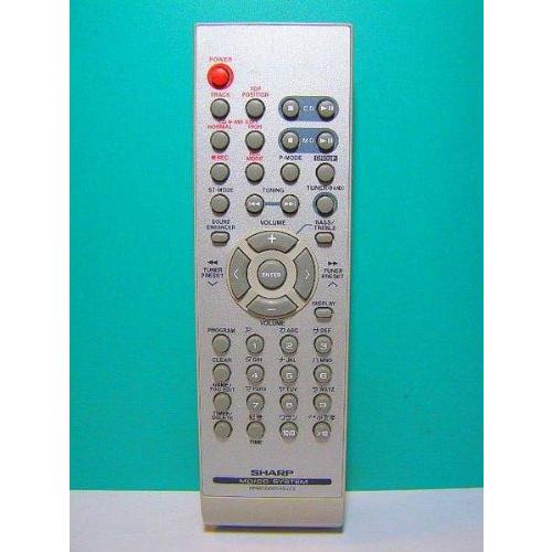 シャープ オーディオリモコン RRMCG0054SJZZ(中古品)