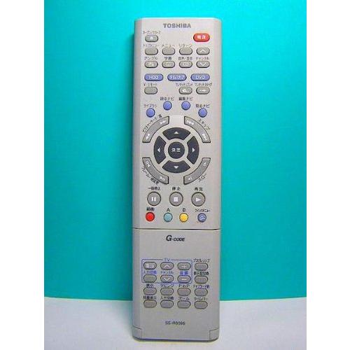 東芝 HDD・DVDリモコン SE-R0099(中古品)