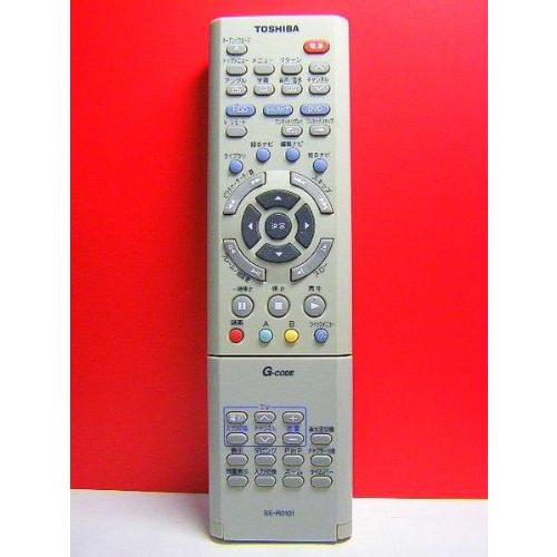 東芝 DVD・ビデオリモコン SE-R0101(中古品)