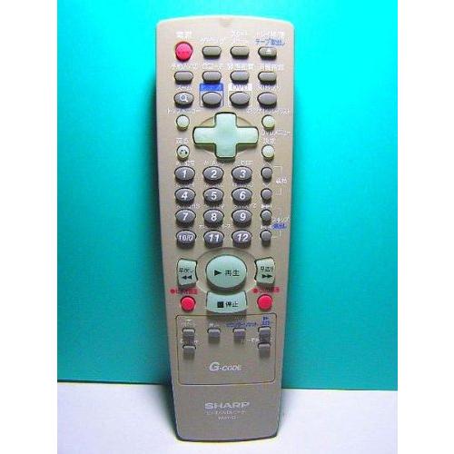 シャープ ビデオDVDリモコン NA537JD(中古品)