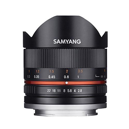 Samyang 8mm F2.8 UMC Fisheye II (ブラック) レンズ Sony Eマ...