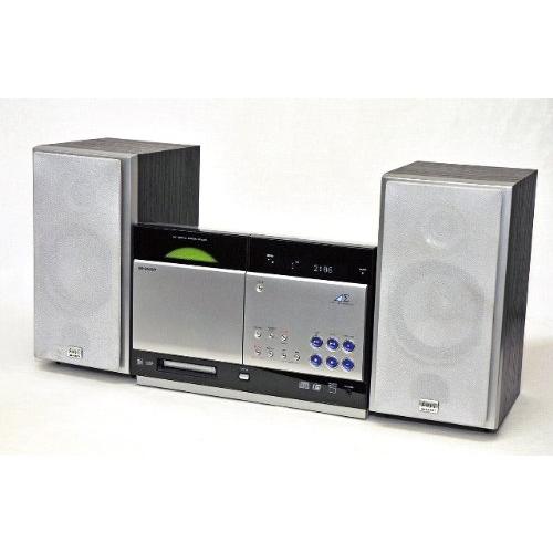 SHARP　シャープ　SD-CX8-B ブラック　1ビットデジタルシステム　（CD/MDコ(中古品)