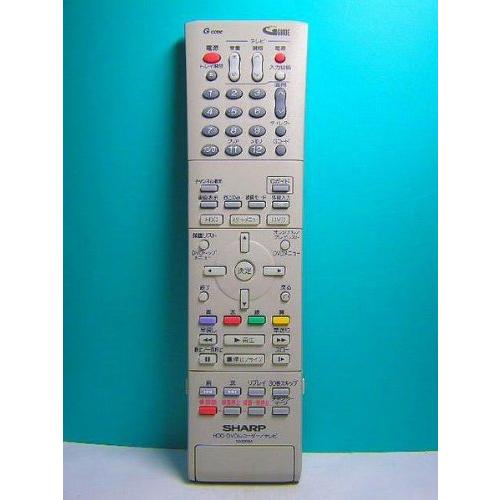 シャープ HDD・DVDリモコン GA320SA(中古品)