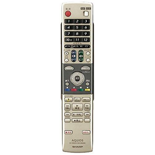 SHARP(シャープ) 純正DVDレコーダー用リモコン RRMCGA616WJPA【部品番号：0(中...