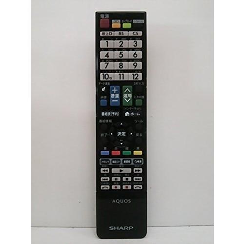シャープ（SHARP)液晶テレビ 純正リモコン GB080WJSA(0106380437)(中古品)