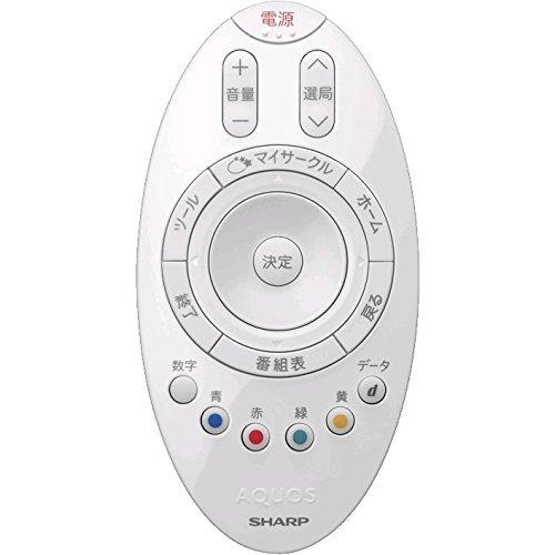 シャープ(SHARP)液晶テレビ 純正リモコンGA982WJSA(0106380357)(中古品)