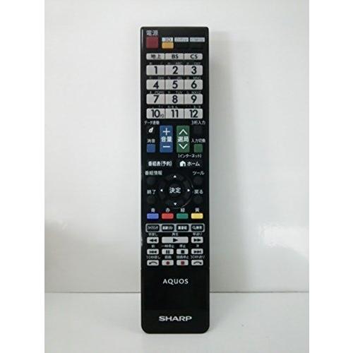 シャープ(SHARP)液晶テレビ 純正リモコン GB102WJSA(0106380436)(中古品)