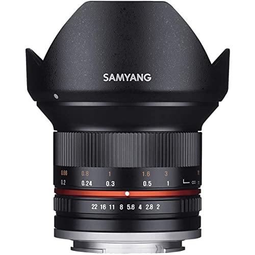 SAMYANG 単焦点広角レンズ 12mm F2.0 ブラック フジフイルム X用 APS-C用(中...