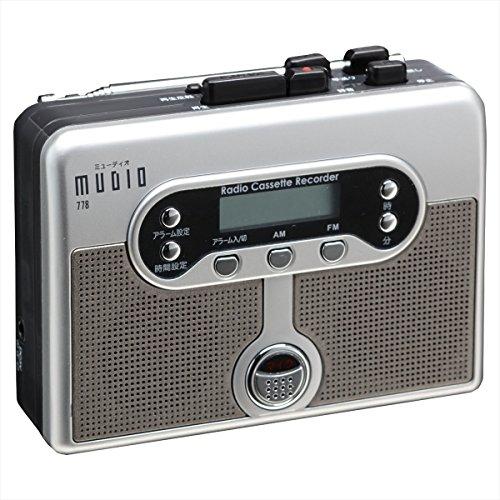 ヤマノクリエイツ 録音機能付 ラジオ＆カセットレコーダー MUDIO778(中古品)