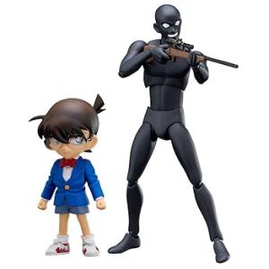 figFIX 名探偵コナン 江戸川コナン & figma 犯人 ノンスケール ABS&PVC製 塗装済(中古品)