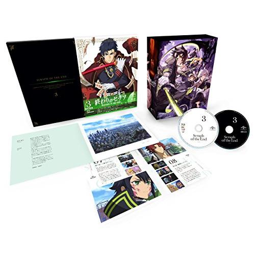 終わりのセラフ 第3巻＜初回限定生産＞ （特典ミニサントラＣＤ付） [Blu-r(中古品)