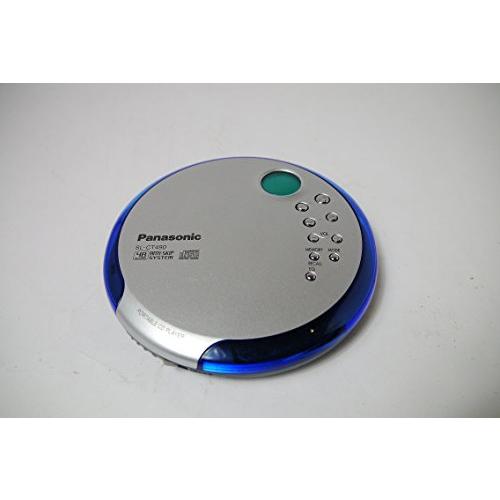Panasonic(パナソニック) ポータブルＣＤプレーヤー SL-CT490 シルバー(中古品)