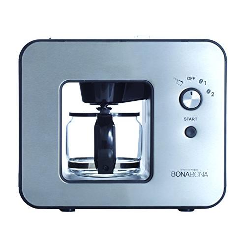 CCP 【BONABONA】 全自動ミル付きコーヒーメーカー(保温機能搭載) 「豆・粉(中古品)