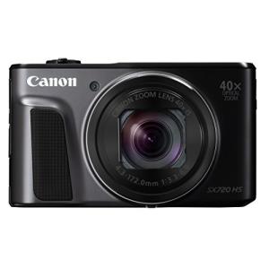 Canon デジタルカメラ PowerShot SX720 HS ブラック 光学40倍ズーム PSSX72(中古品)｜natsumestore