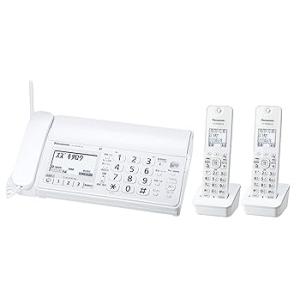 パナソニック おたっくす デジタルコードレスFAX 子機2台付き 迷惑電話対策機能 (中古品)