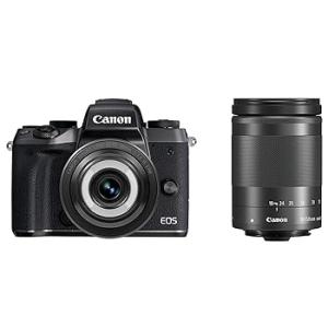 Canon ミラーレス一眼カメラ EOS M5 クリエイティブマクロ ダブルレンズキット E(中古品)