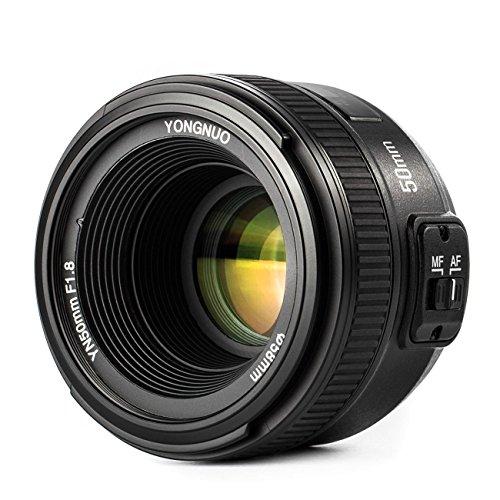 YONGNUO YN50mm F1.8N 単焦点レンズ ニコン Fマウント フルサイズ対応 標準(中...