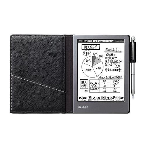 シャープ 電子ノート ブラック系 WG-S50(中古品)
