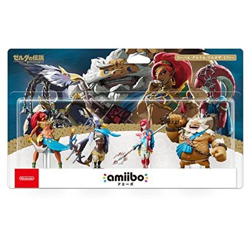 amiibo 四人の英傑セット［リーバル/ダルケル/ウルボザ/ミファー］(中古品)