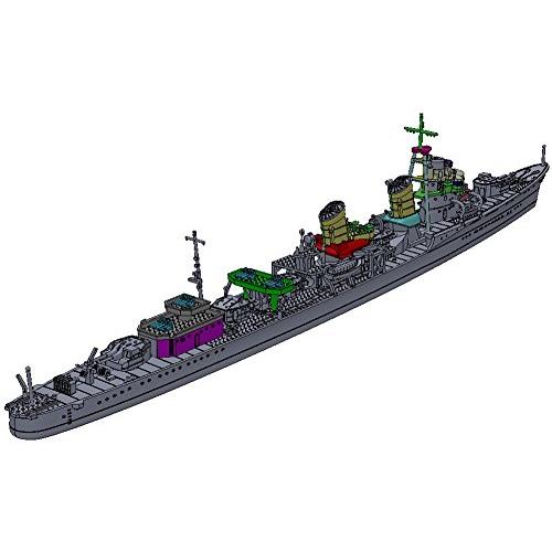 ヤマシタホビー 1/700 艦艇模型シリーズ 特別駆逐艦2型 潮 1945 プラモデル NV7(中古...