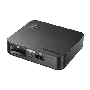 アイ・オー・データ Wi-Fi SDカードリーダー|iOS・Android|11ac|スマホ充電|3...