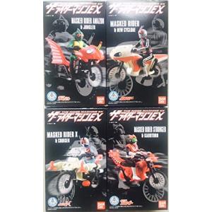 食玩 ザ・ライダーマシンEX 全4種セット バンダイ(中古品)｜natsumestore