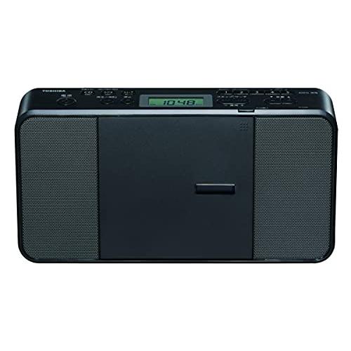 東芝 CDラジオ スリム レジュームA-BリピートCD-R対応 TY-C251(K) ブラック(中古...