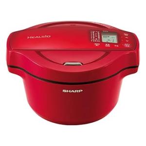 シャープ ヘルシオ ホットクック 1.6L 無水鍋 レッド KN-HT16E-R(中古品)