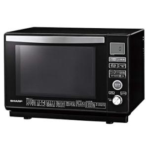 シャープ 簡易スチームオーブンレンジ 23L ブラック系SHARP 過熱水蒸気オーブン (中古品)