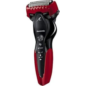 パナソニック ラムダッシュ メンズシェーバー 3枚刃 お風呂剃り可 赤 ES-CST2S-R(中古品...