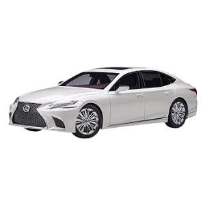 オートアート(AUTOart) 1/18 レクサス LS500h メタリック・ホワイト インテリア (中古品)
