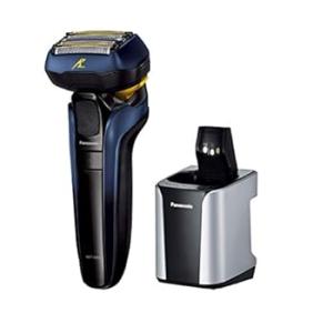 パナソニック ラムダッシュ リニア メンズシェーバー 5枚刃 お風呂剃り可 青 ES-(中古品)