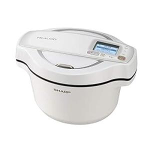 シャープ 水なし自動調理鍋 1.6L ホワイト系SHARP ヘルシオホットクック KN-HW16(中...