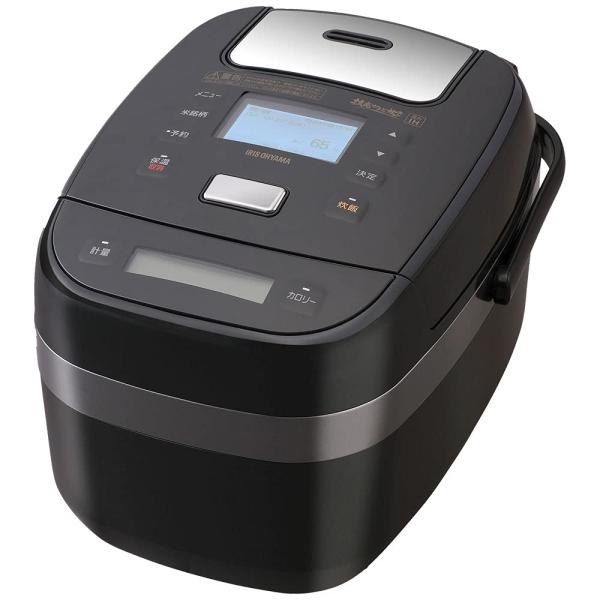 アイリスオーヤマ RC-PJ50-B 技炎かまど炊き 圧力IHジャー炊飯器 5.5合(中古品)