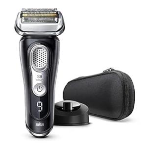 ブラウン シリーズ9 9340s-V 電気シェーバー 充電スタンド付き ブラック(中古品)