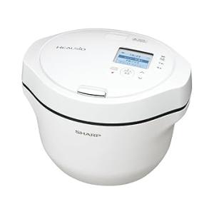 シャープ 水なし自動調理鍋 ヘルシオ ホットクック KN-HW24G-W ホワイト 2.4L 2~(...