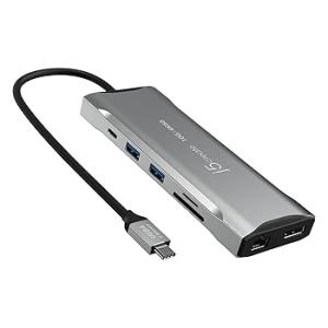 j5create USB-C 11in1 トリプルディスプレイ ドッキングステーション PD100W...