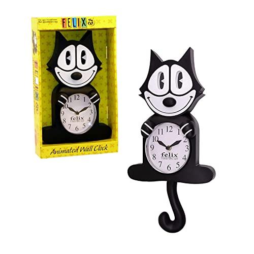 フェリックス 振り子時計 felix THE CAT Animated wall clock [並行...