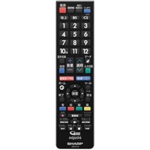 シャープ[SHARP]　シャープ液晶テレビ用リモコン＜ブラック系＞ 【0106380512】(中古:...