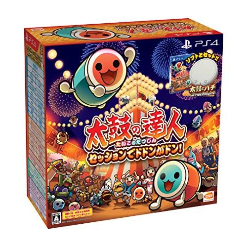 【PS4】太鼓の達人 セッションでドドンがドン! 同梱版 (ソフト+「太鼓とバチ for(中古:未使...