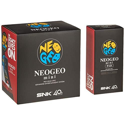 NEOGEO mini + NEOGEO mini PAD (黒) セット(中古:未使用・未開封)