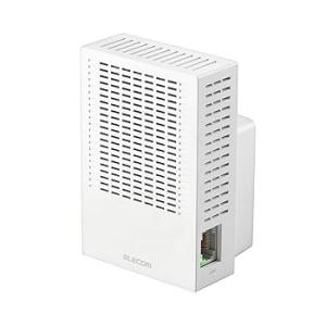 エレコム WiFi 無線LAN 中継器 11ac 867+300Mbps 離れ家モード搭載 ハイパワータ(中古:未使用・未開封)