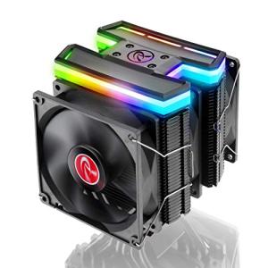RAIJINTEK ライジンテック CPUクーラー CPUファン サイドフロー型 冷却ファン 空冷式 全銅製 高効率 6本 Φ6mm ヒートパイプが冷